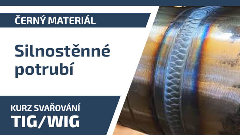 Kurz svařování TIG černé potrubí