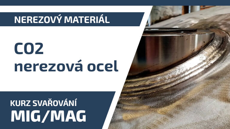 Kurz svařování CO2 nerezová ocel (MIG/MAG)