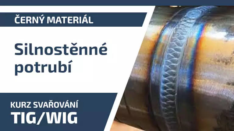 Kurz svařování TIG černé potrubí